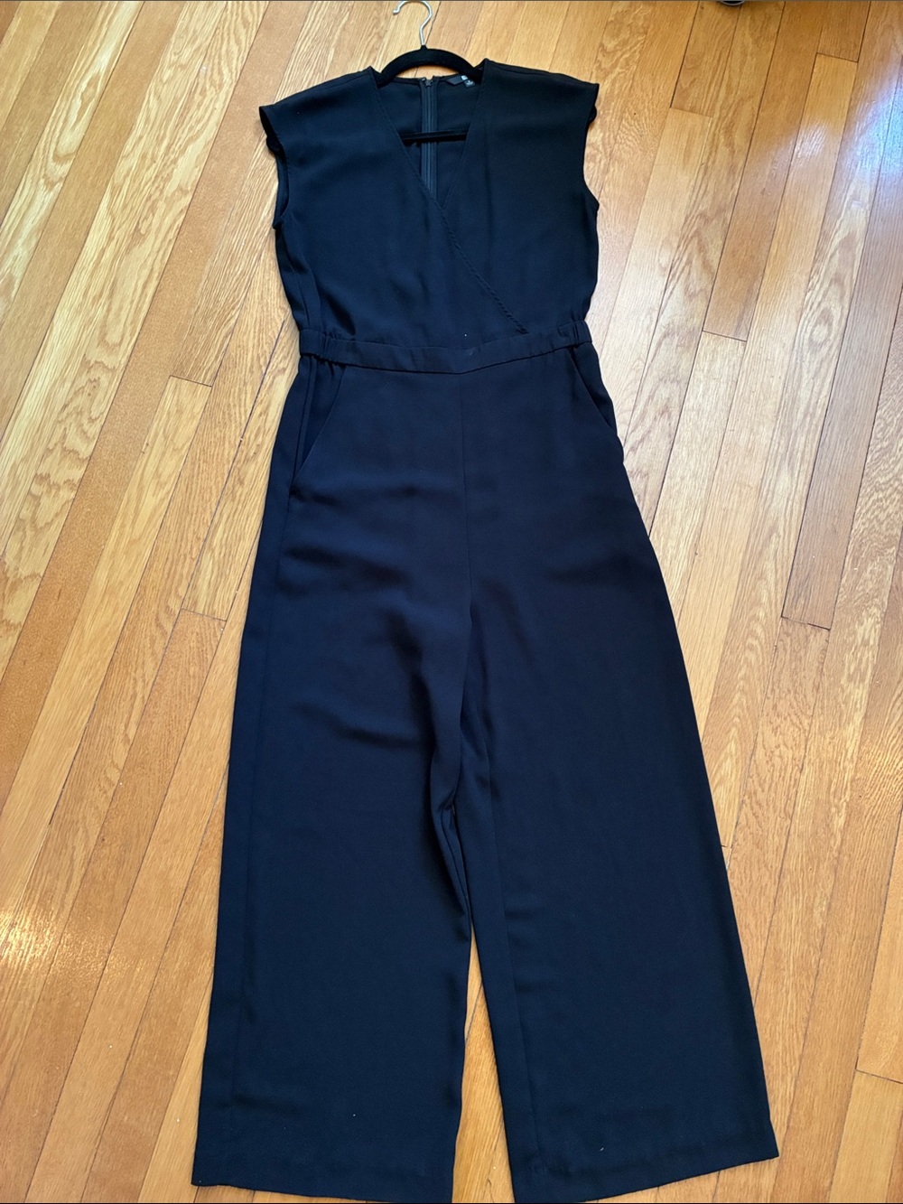 Uniqlo black jumpsuit, size S